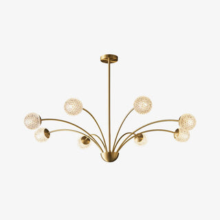 Lustra Lustre Bras Courbés Laiton-Luire