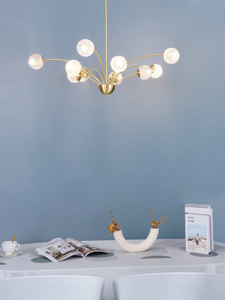 Lustra Lustre Bras Courbés Laiton-Luire