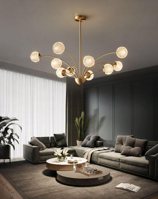 Lustra Lustre Bras Courbés Laiton-Luire