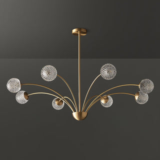 Lustra Lustre Bras Courbés Laiton-Luire