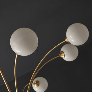 Lustra Lustre Bras Courbés Laiton-Luire