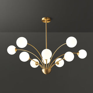 Lustra Lustre Bras Courbés Laiton-Luire
