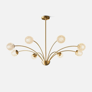 Lustra Lustre Bras Courbés Laiton-Luire