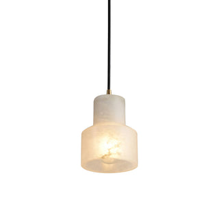 Syphae Suspension Laiton Albâtre Minimaliste Moderne