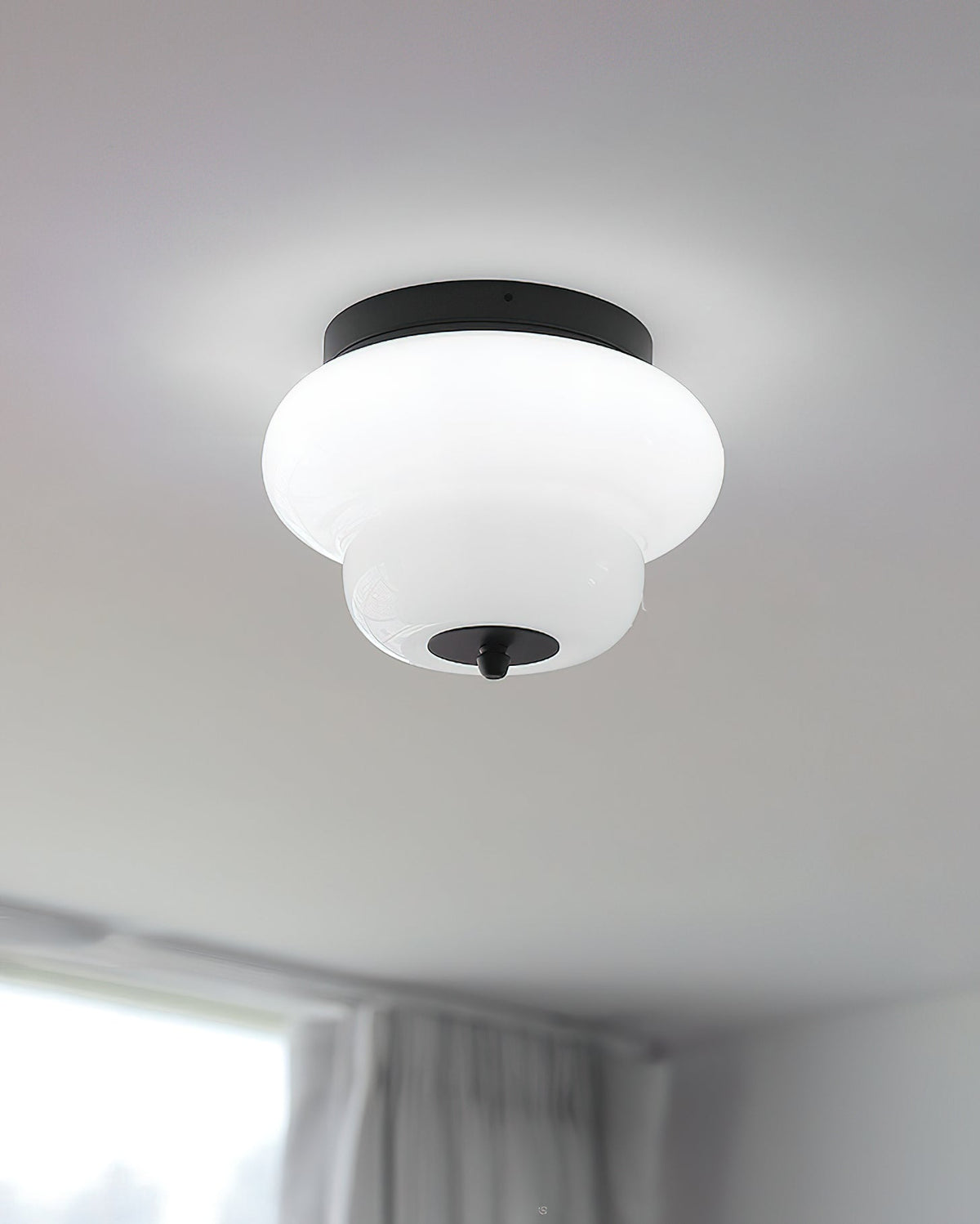 View from below of the Milo Ceiling Mount.