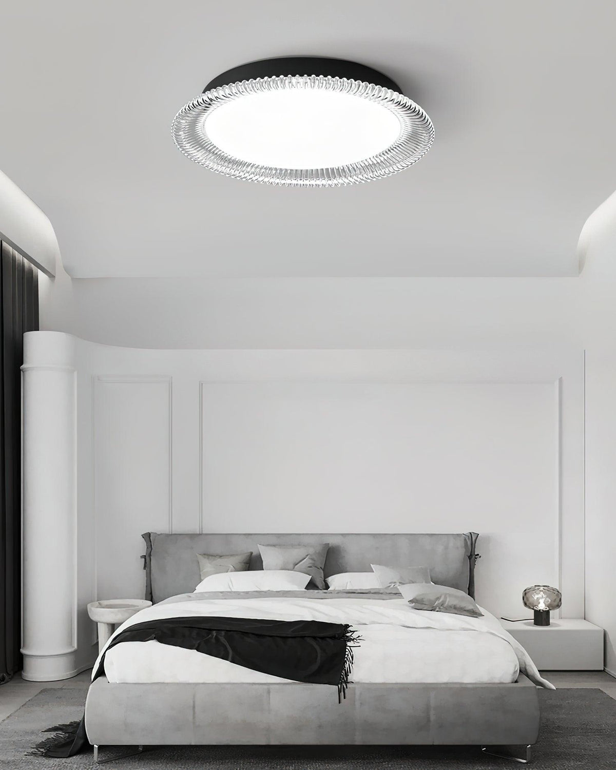 Crystaline Minimaliste Aluminium Plafonnier