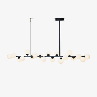Lumiray Suspension Linéaire Noire Globe