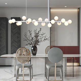 Lumiray Suspension Linéaire Noire Globe