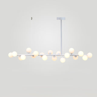 Lumiray Suspension Linéaire Noire Globe