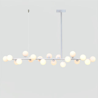 Lumiray Suspension Linéaire Noire Globe