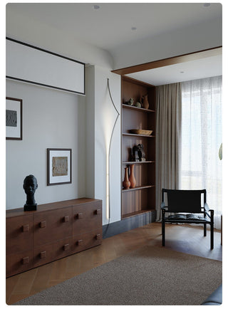Minimalist Curving Ribbon LED Wall Sconce-Neutral Decor