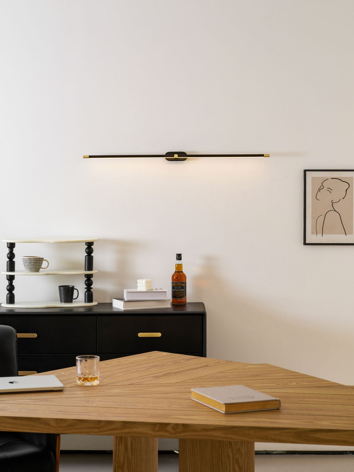 The lamp shown with its included Type-C charging cable.
