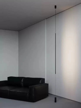 Minimalist Linear LED Pendant Light-Neutral Decor