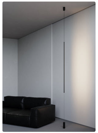 Minimalist Linear LED Pendant Light-Neutral Decor