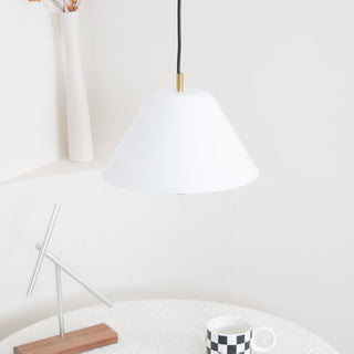 Solara Suspension en Verre Cloche Laiton Minimaliste