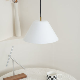 Solara Suspension en Verre Cloche Laiton Minimaliste