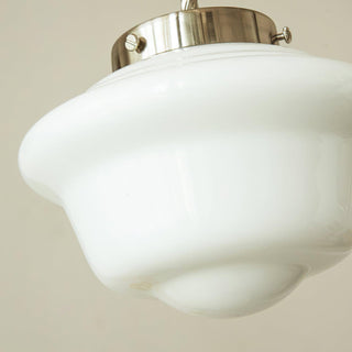 Curinel Lustre Verre Chrome Vintage