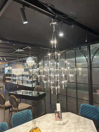 Allaeira Lustre Cristal Luxe Postmoderne-Luire