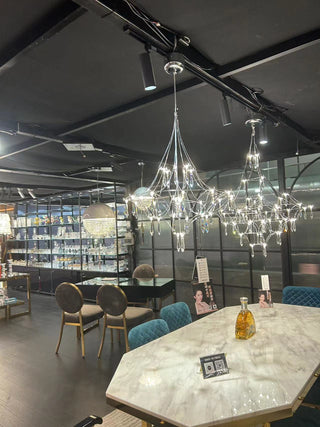 Allaeira Lustre Cristal Luxe Postmoderne-Luire
