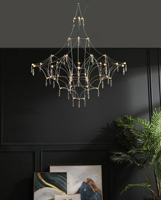 Allaeira Lustre Cristal Luxe Postmoderne-Luire