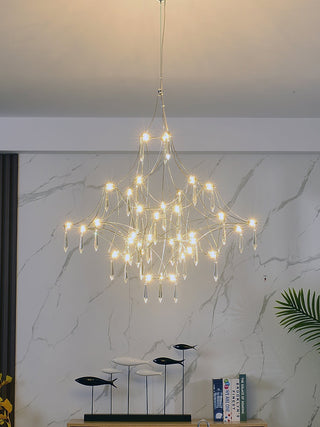 Allaeira Lustre Cristal Luxe Postmoderne-Luire