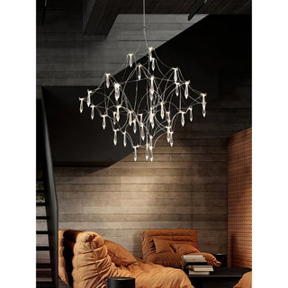 Allaeira Lustre Cristal Luxe Postmoderne-Luire