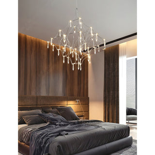 Allaeira Lustre Cristal Luxe Postmoderne-Luire