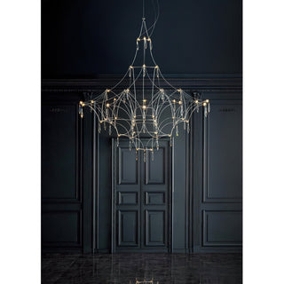 Allaeira Lustre Cristal Luxe Postmoderne-Luire