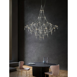 Allaeira Lustre Cristal Luxe Postmoderne-Luire