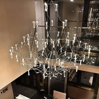 Allaeira Lustre Cristal Luxe Postmoderne-Luire