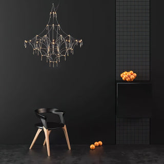 Allaeira Lustre Cristal Luxe Postmoderne-Luire