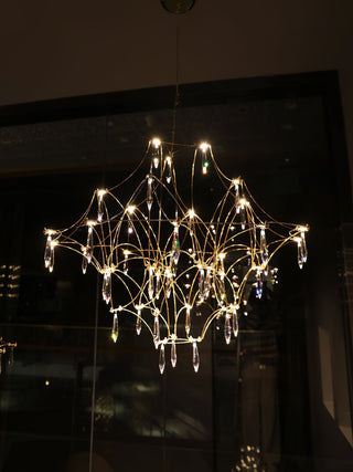 Allaeira Lustre Cristal Luxe Postmoderne-Luire