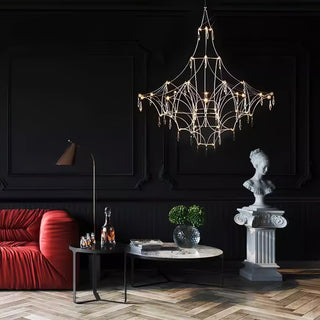 Allaeira Lustre Cristal Luxe Postmoderne-Luire