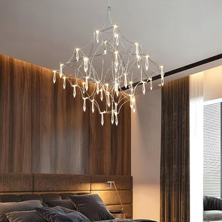 Allaeira Lustre Cristal Luxe Postmoderne-Luire