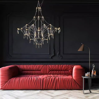 Allaeira Lustre Cristal Luxe Postmoderne-Luire