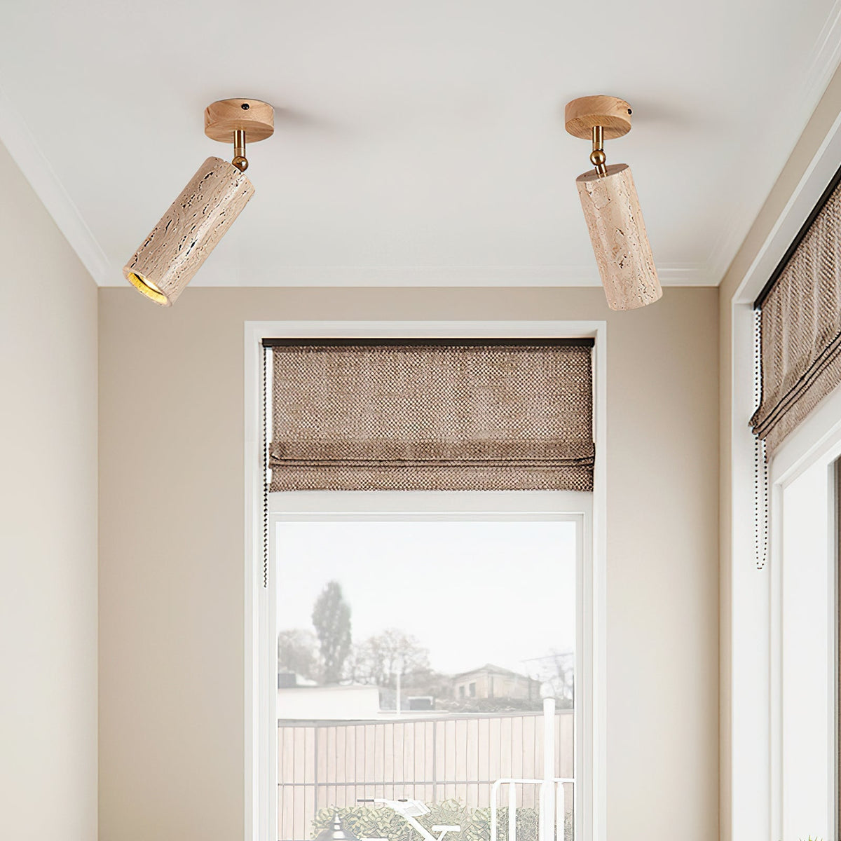 Mireille Ceiling Light angled to direct light.
