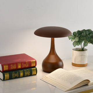 Orbis Vintage Wood Table Lamp-Neutral Decor