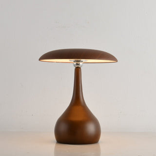 Orbis Vintage Wood Table Lamp-Neutral Decor