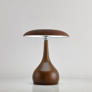 Orbis Vintage Wood Table Lamp-Neutral Decor