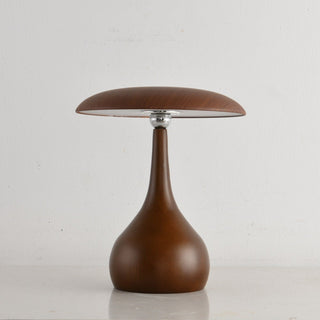 Orbis Vintage Wood Table Lamp-Neutral Decor