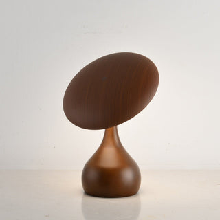 Orbis Vintage Wood Table Lamp-Neutral Decor