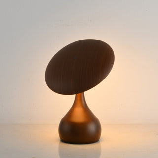 Orbis Vintage Wood Table Lamp-Neutral Decor