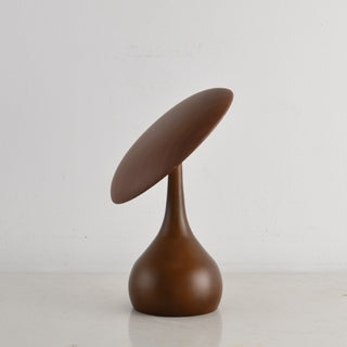 Orbis Vintage Wood Table Lamp-Neutral Decor