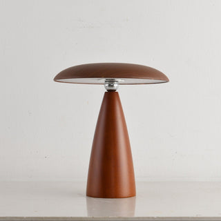 Orbis Vintage Wood Table Lamp-Neutral Decor