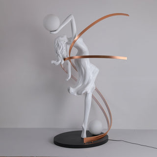 Mirorelia Lampadaire Statue de Déesse Élégant