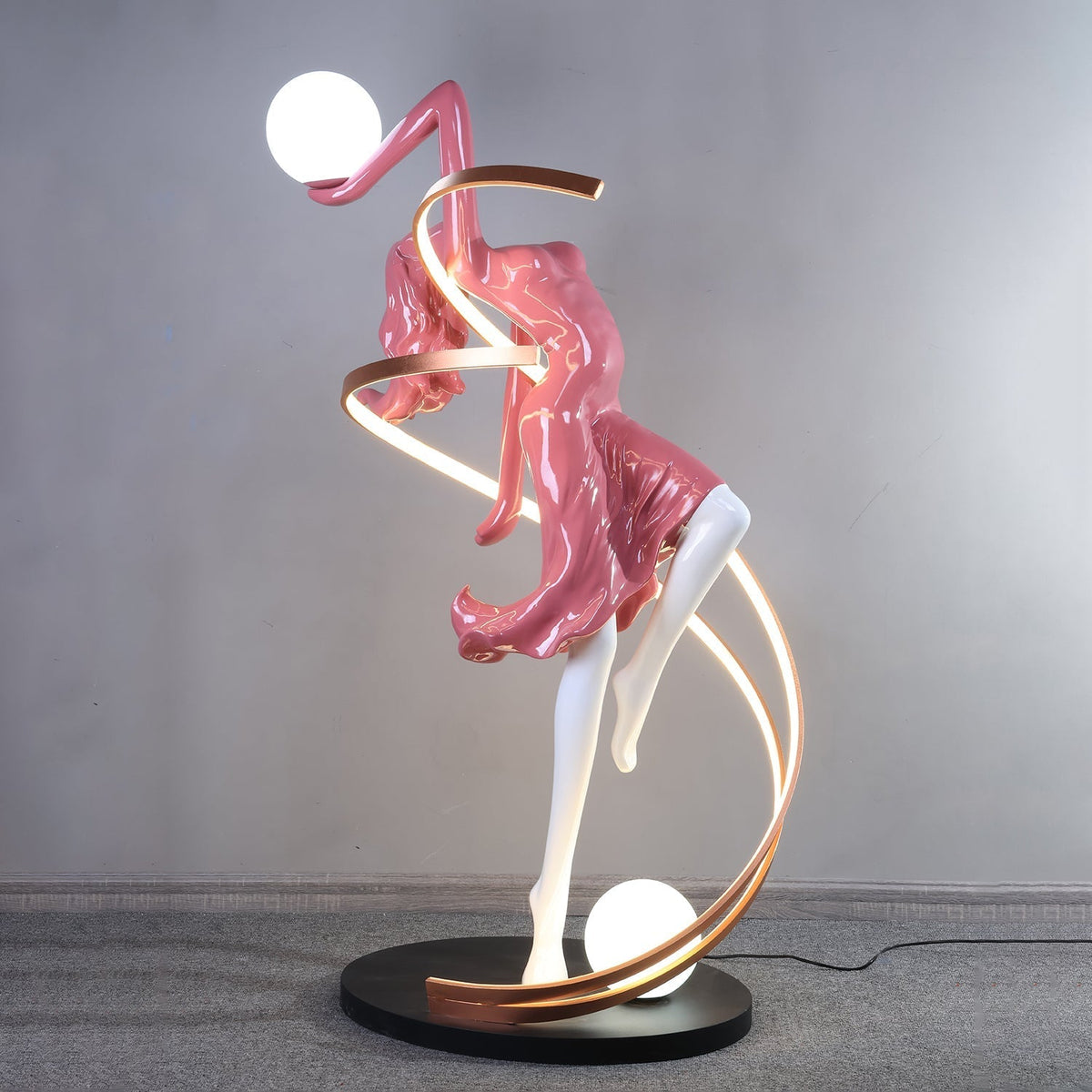 Mirorelia Lampadaire Statue de Déesse Élégant