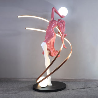 Mirorelia Lampadaire Statue de Déesse Élégant