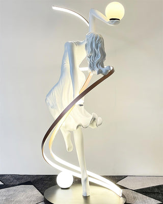 Mirorelia Lampadaire Statue de Déesse Élégant