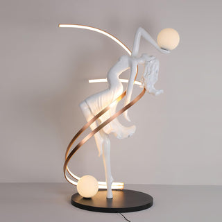 Mirorelia Lampadaire Statue de Déesse Élégant