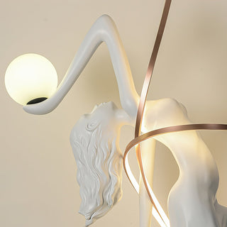 Mirorelia Lampadaire Statue de Déesse Élégant